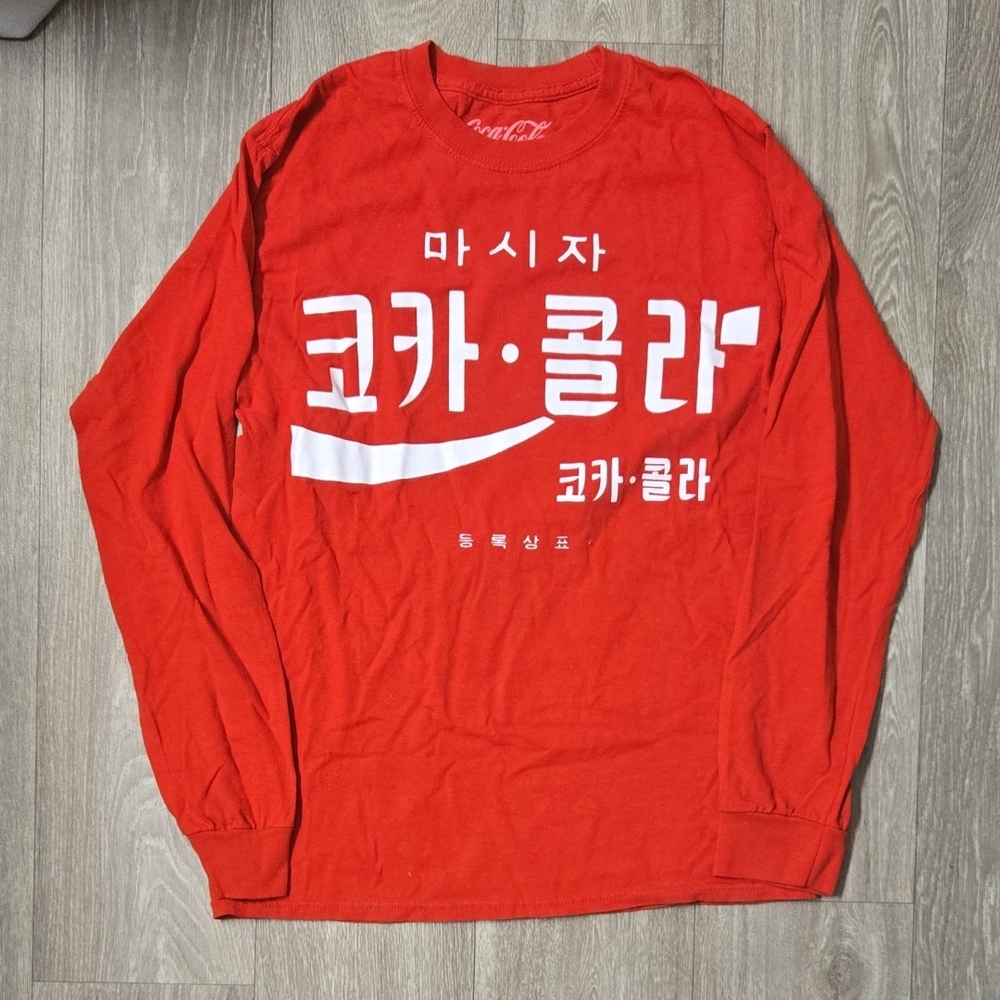 Women's Coca Cola Vibrant Red Shirt with White Text